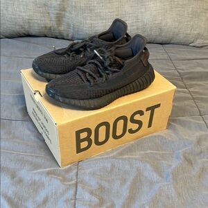 Adidas Black Yeezy Boost 350 V2 Shoes
